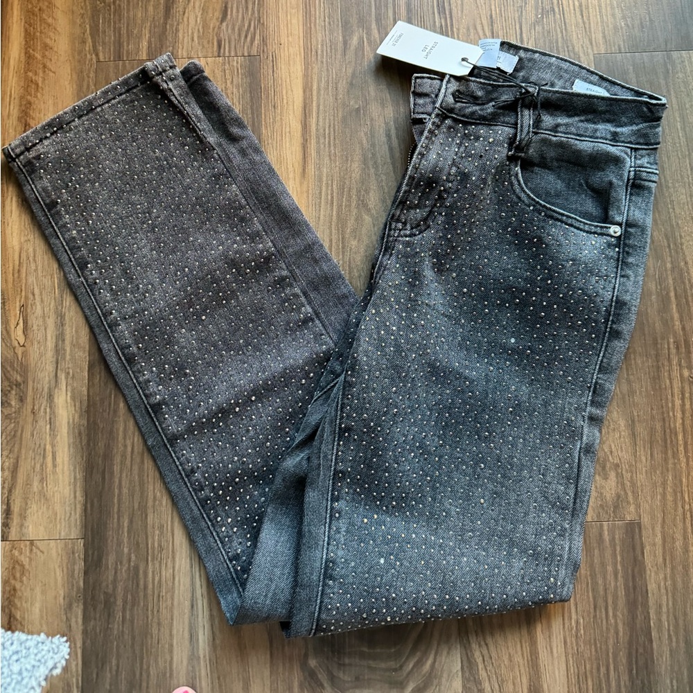 Forever 21 Rhinestone Jeans - Picture 2 of 9
